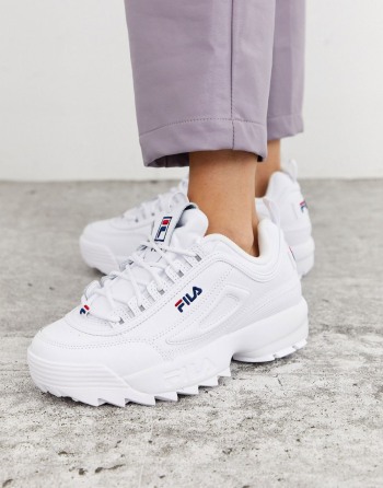 Fila Disruptor Bijele - Ženske Tenisice | 68270WQKJ